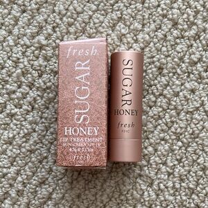 NEW Fresh Sugar Lip Treatment Honey Brown Tinted Balm Full Size Lipstick NIB
